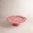 Cabbage Pink Cake Stand 12"