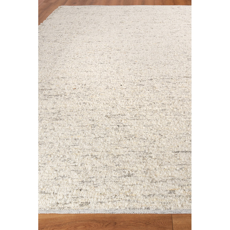 Hand Woven Wool Abstract Area Rug, Rectangle 2' x 3'