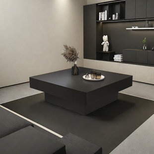Table basse carrée en pierre de luxe italienne légère