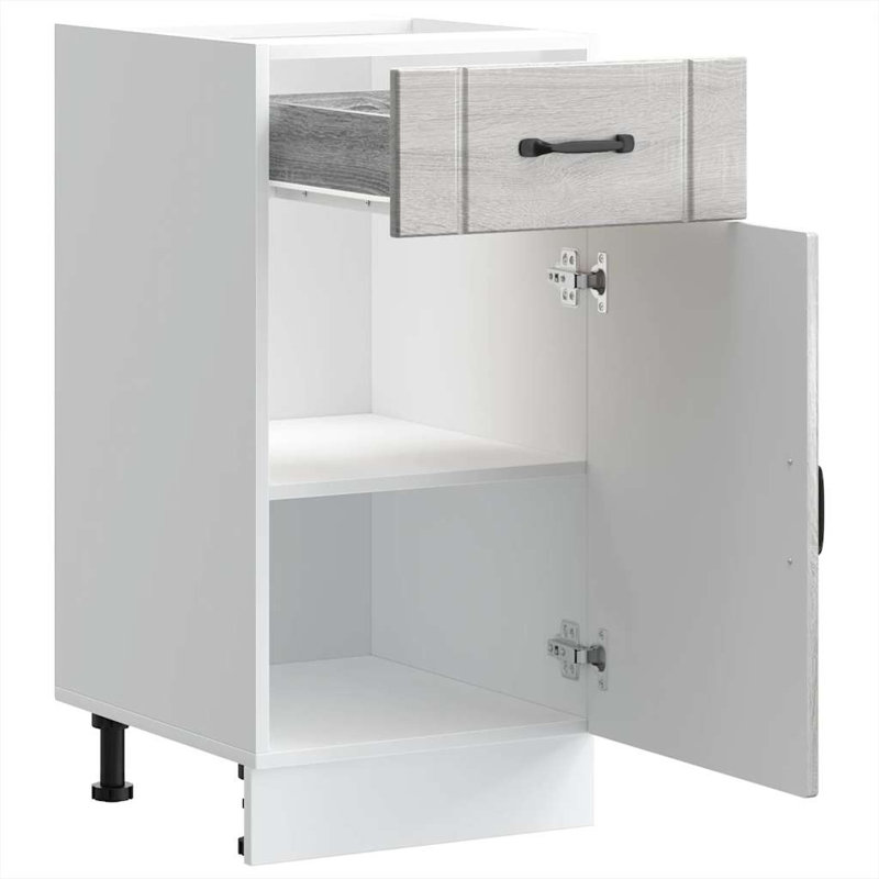 Oronogo Standard Base Cabinet, Grey Sonoma