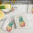 Hawaiian Pineapple 4-Pack Tumbled Tile Stone Coasters