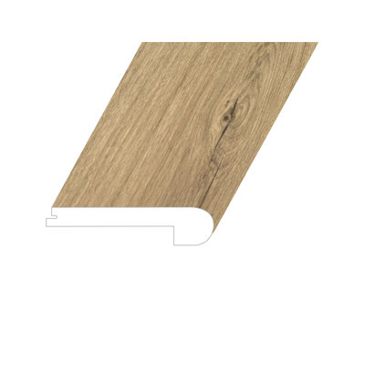 Rhodes 1 In. Thick X 4.5 In. W  X 94.5 In. L Hdf Waterproof Ac5 Laminate Flush Stair Nose Molding