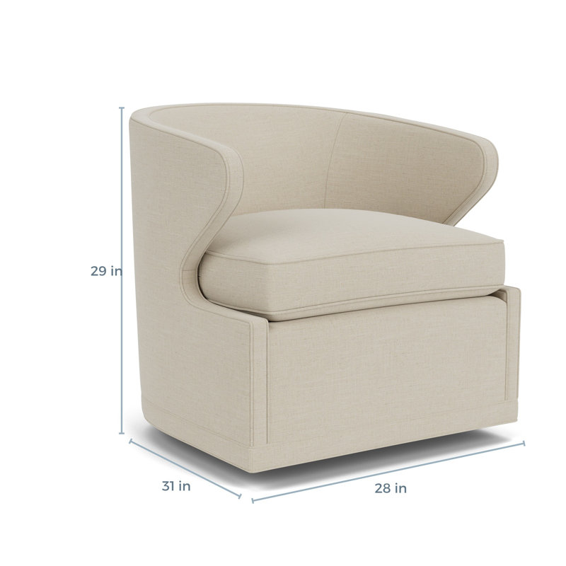 Chaise pivotante Monroe, Aquarelle floral