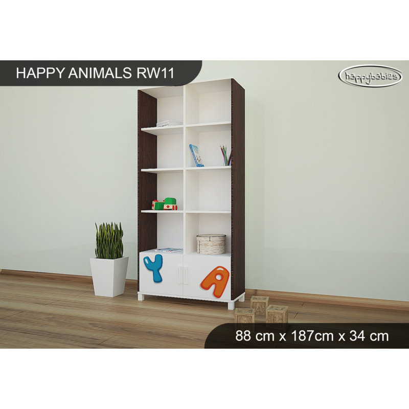 187cm H X 88cm W Animals Kids Cube, Wenge Chestnut