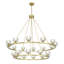 Lustre à DEL en laiton doux de 48 po Krasnoo-918621169