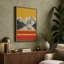 Mountains and Geometry Modern - Wrapped Canvas-695792746-695792751