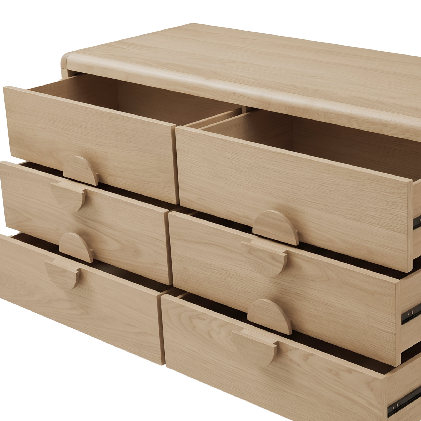 Circa 60" Double Dresser, Light Oak