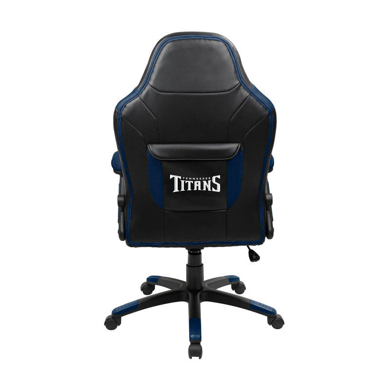 NFL Oversized Gaming Chair, Black/Navy and Tenessee Titans