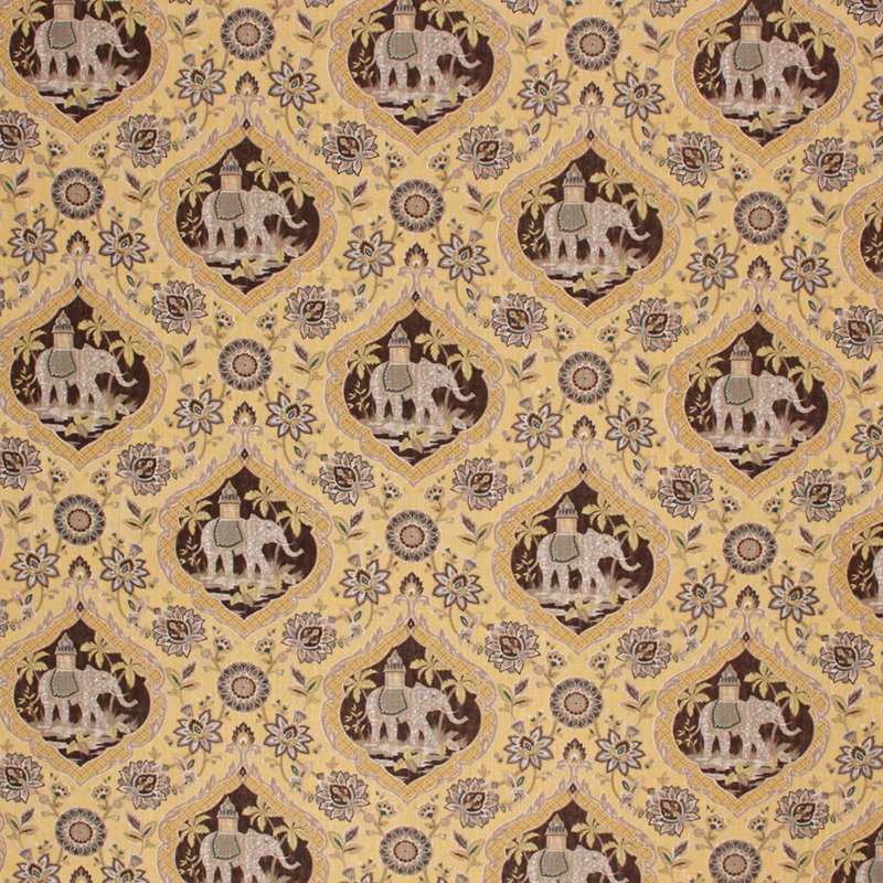 Tissu inspiré des contes d'éléphants, Maïs