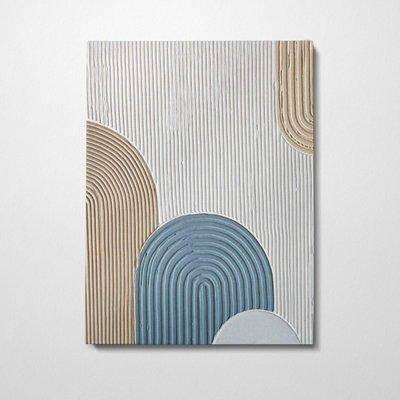 Handmade 3D Canvas Painting, 27.6 x 39.4 inches, 100% Canvas with 100% Wooden Frame (Thickness: 1.2 inches) | Vibrant Acrylic & Oil Paint, Unique Decorative Art for Living Room, Bedroom, or Office