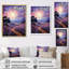 Décoration murale en toile Vangogh lavande Fields Pointillism I - Vangogh-814383201-814383189