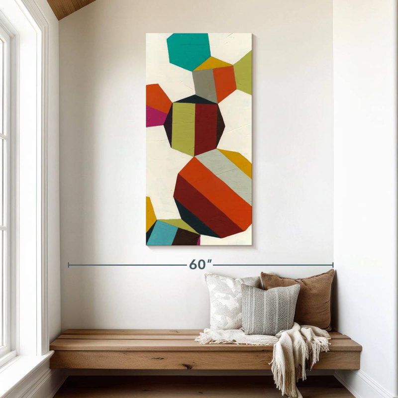 Poly-Rhythmic III, 48" H x 24" W