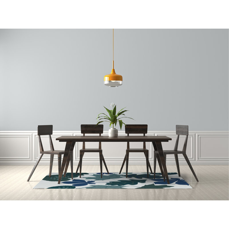 Chenille Floral Indoor Rug, Rectangle 5' x 7'
