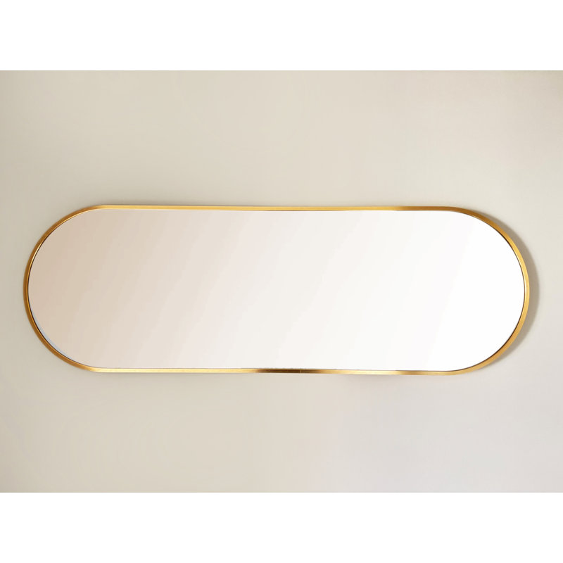 Decourcey Metal Oval Mirror