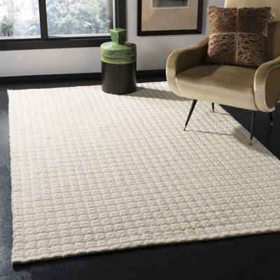 Tapis géométrique tissé à la main Baylor Natura