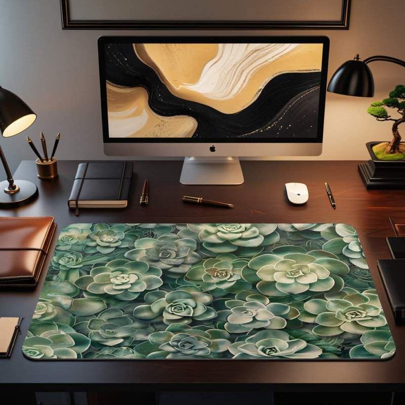 Polyester Desk Pad, 31.5x15.5