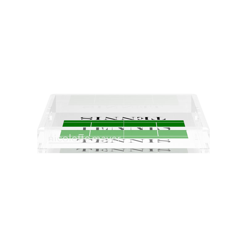 Decorative Tray, 2" H x 12" W x 12" D