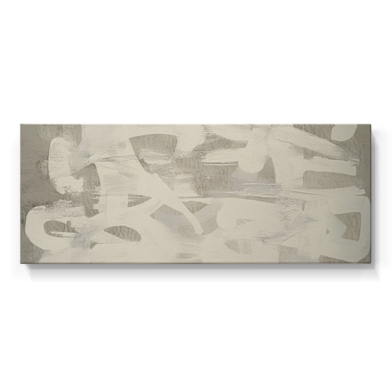 Toile tendue avec châssis abstrait # 8