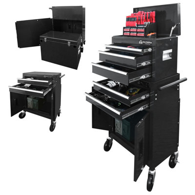  20-Inch Rolling Tool Cabinet with 5 Drawers, Locking Storage