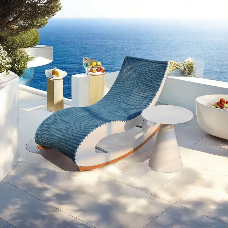 Chaise longue d'extérieur Pool Beach Villa Patio Ratta