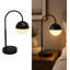 Lampe de table à arche noire 26 "E26 60W (ampoule non incluse)
