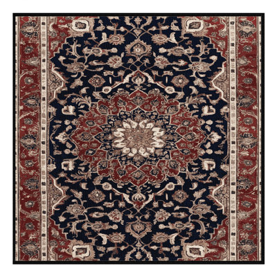 Tapis brun lavable à la machine