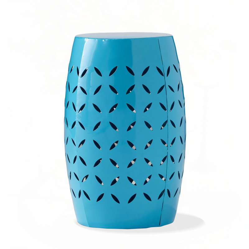 12" Accent Side Table, Blue