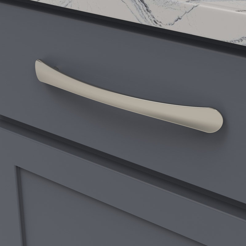 Vale Collection Pull, Polished Nickel, 7 9/16" inch