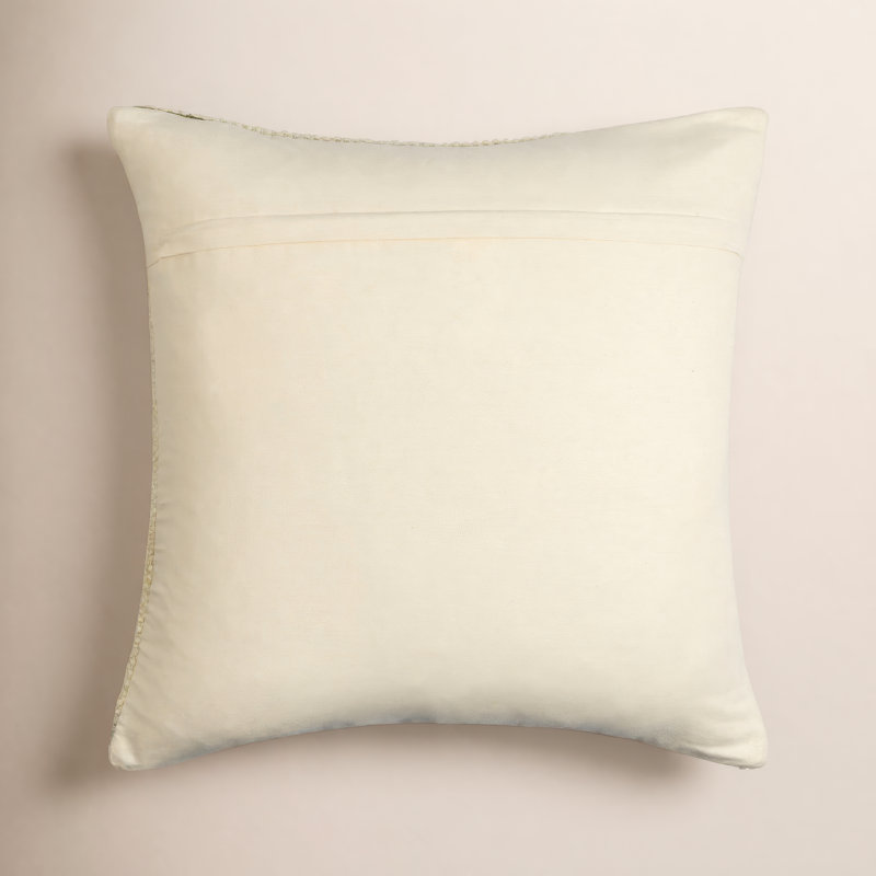 Dia Abstract Wool Blend Pillow Cover, 18" H x 18" W, Down Blend