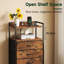 40.9cm W Metal Bedside Table