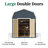 Value Gambrel Outdoor Wood Storage Barn with 6 ft. Sidewalls-1400091819-1440641759