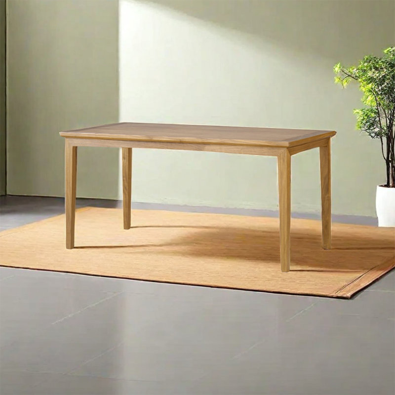 Dining table rectangular new Chinese home, 33.07" W x 74.41" L