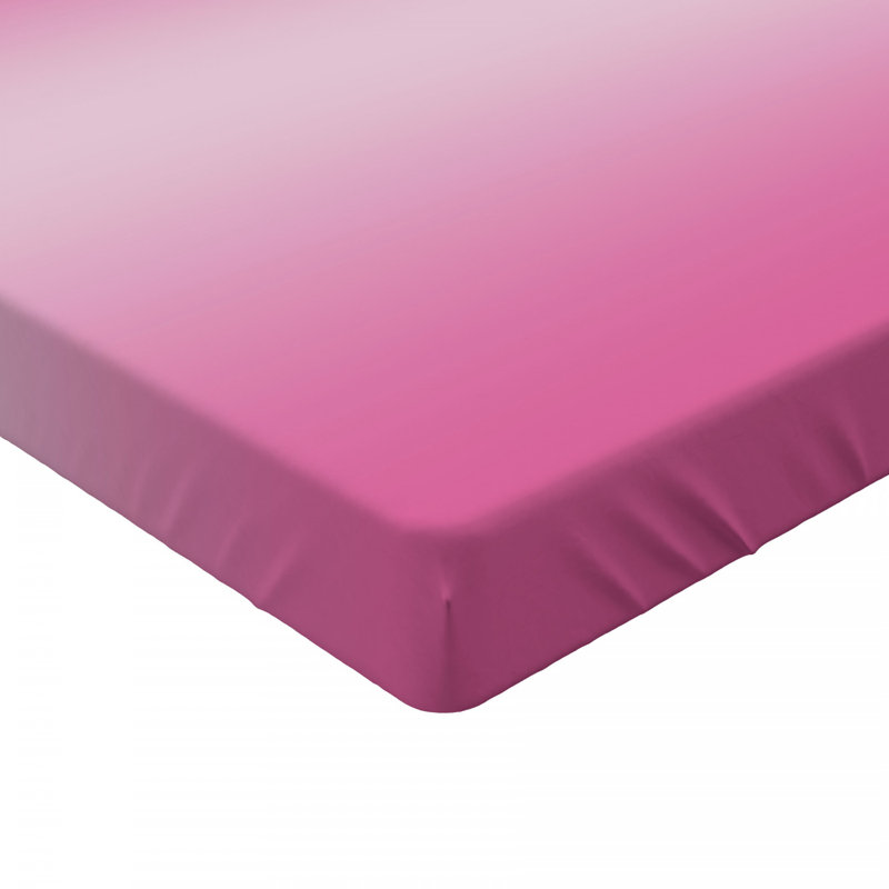 Microfiber Abstract Fitted Sheet, Twin XL Fitted Sheet, Light Pink, 100% Brushed microfiber fabric