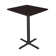 Cain Square X-Base Cafe Table