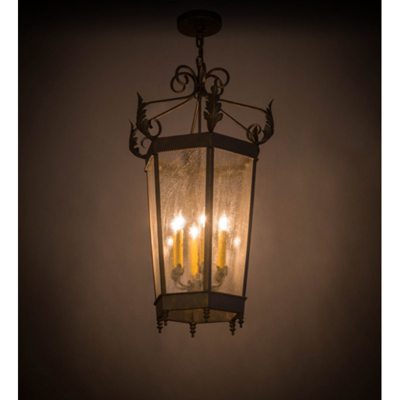 Regency 6 - Light Chandelier, Clear, Gold/Matte Black