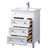 Guerra 24'' Single Bathroom Vanity with Ceramic Top-1264566560