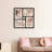 Collage Picture Frame 5X7 4-Opening Rustic Farmhouse Collage Photo Frames 4X6 With Mat Family Muti Frame For Wall Decor Hanging Or Tabletop Display Black