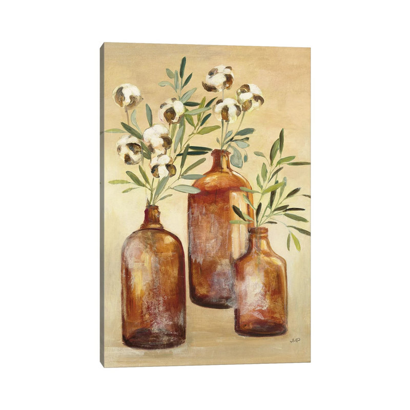 Cotton Still Life III by Julia Purinton - Wrapped Canvas Gallery-Wrapped Canvas Giclée, 66.04 cm H x 45.72 cm W
