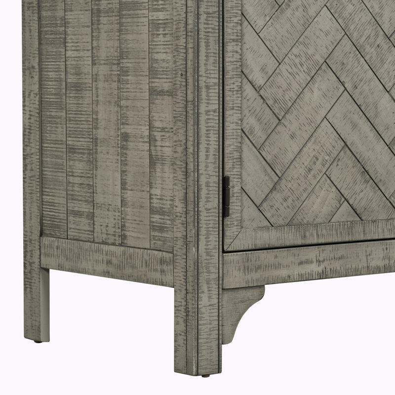 Storage Console Table, Gray