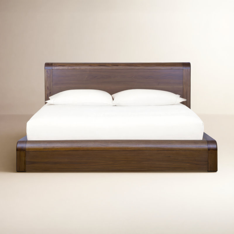 Marica Platform Bed In English Walnut, California King
