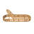 Modern Coastal Acacia Wood Chaise Lounge (Cushion Not Included)