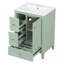 Meuble-lavabo avec lavabo, tiroir de rangement et tablette réglable-342336102