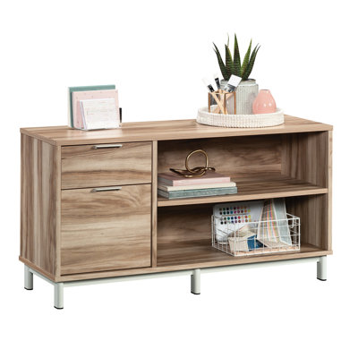 File In Wood Style For Home Office Use - Spacious Dimensions, Full Extension Drawers, Build, Easy Setup Finish Or Media Console Access Design