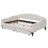 Upholstered Tufted Daybed with Two Drawers