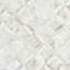 Castella de Blanc Elyx 12 in. x 12 in. Honed Marble Mosaic Floor and Wall Tile