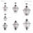 Boto Outdoor Hanging Lantern-2127457456-2097096290