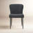 Estrella Boucle And Metal Legs Dining Chair-709672449