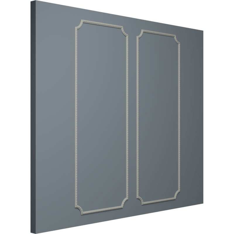 Ensemble de moulure de panneau Bulwark, L 28 po x H 72 po, Double