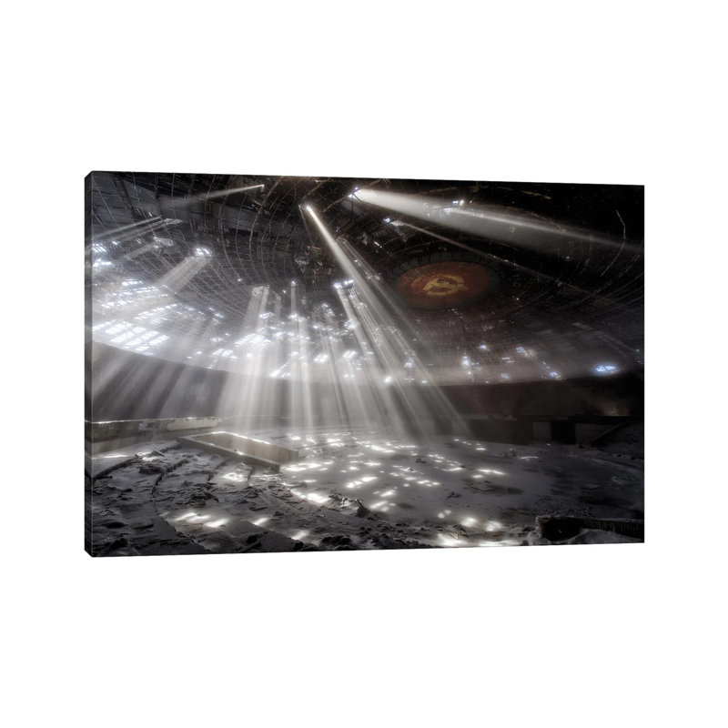 Buzludzha by Milen Dobrev - Wrapped Canvas Print, 20.32 cm H x 30.48 cm W