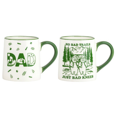 10 Strawberry Street Ari Father's Day Coffee Mug Gift Set Nature Dad